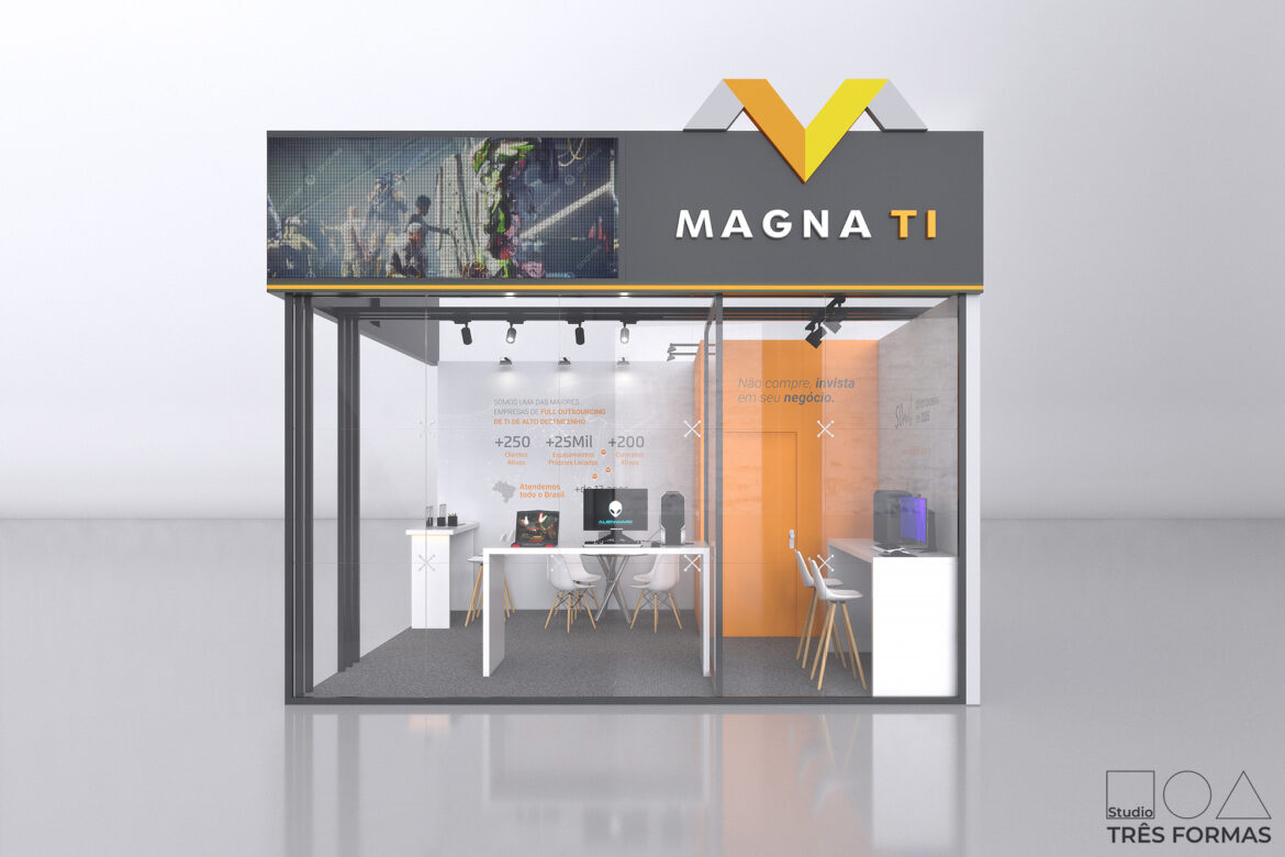 Stand para feira de eventos | Magna TI