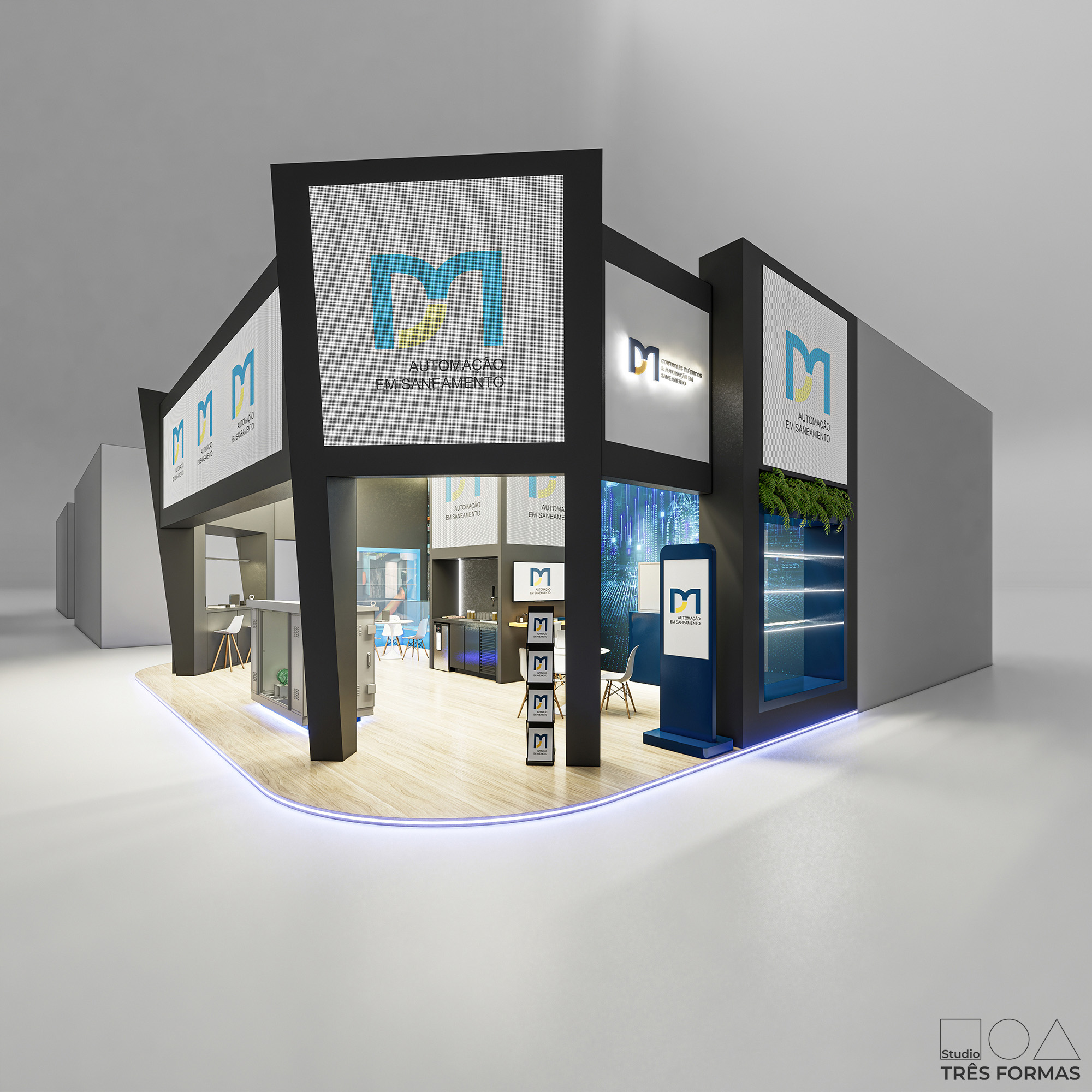 Projeto stand feira evento - DM ISOIL Fitabes 2025 - Studio Tres Formas - arquitetura comercial corporativo stand - arquiteta Miriã Campos - @studiotresformas (4)
